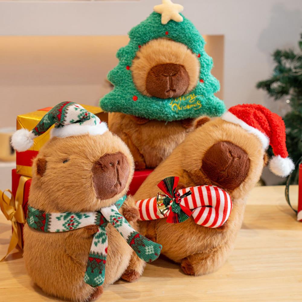 카피바라 산타 인형 4종 크리스마스 인형