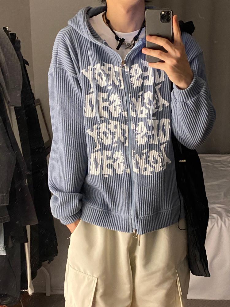 Daddy Two Way Hoodie zip up 대디 투웨이 후드집업 4C