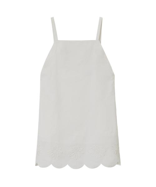 PURE SLIP DRESS ivory