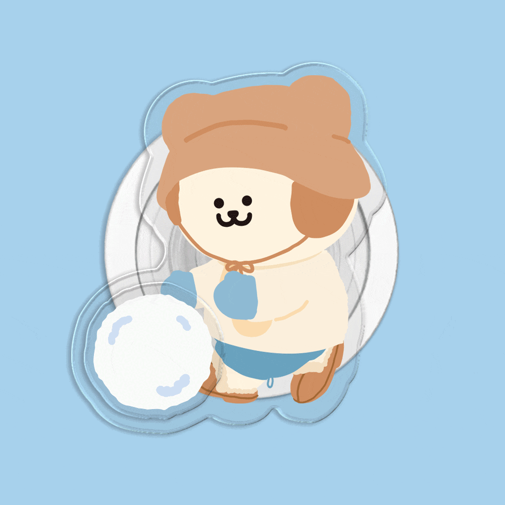 [맥세이프 스피너톡] 곰찌 눈굴리기