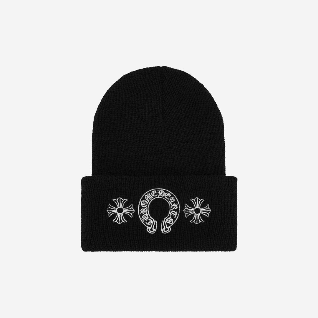 Chrome Hearts Horseshoe Beanie Black