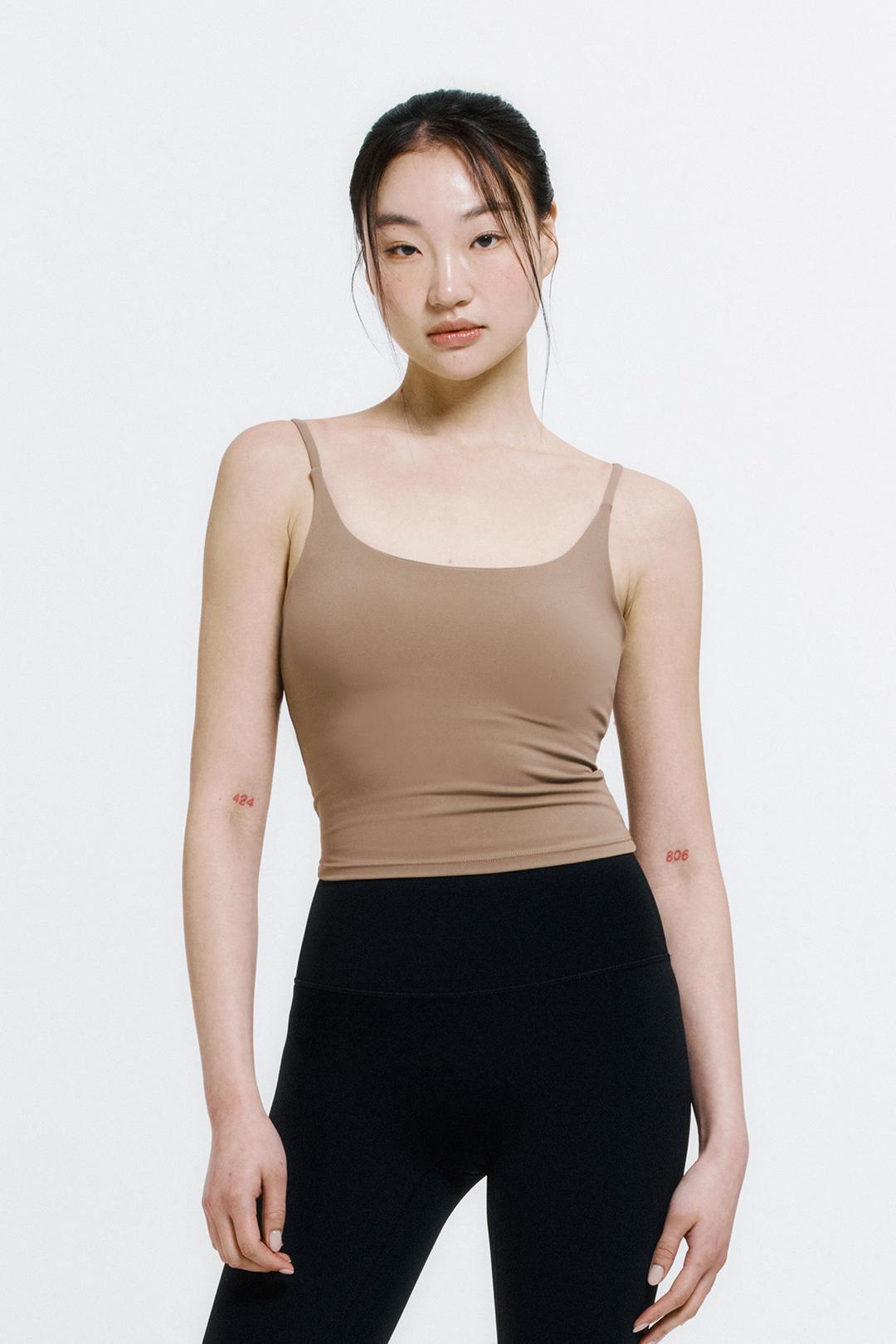 브리즈 라이트 서포트 캡내장형 탱크탑 (Toffee Brown)