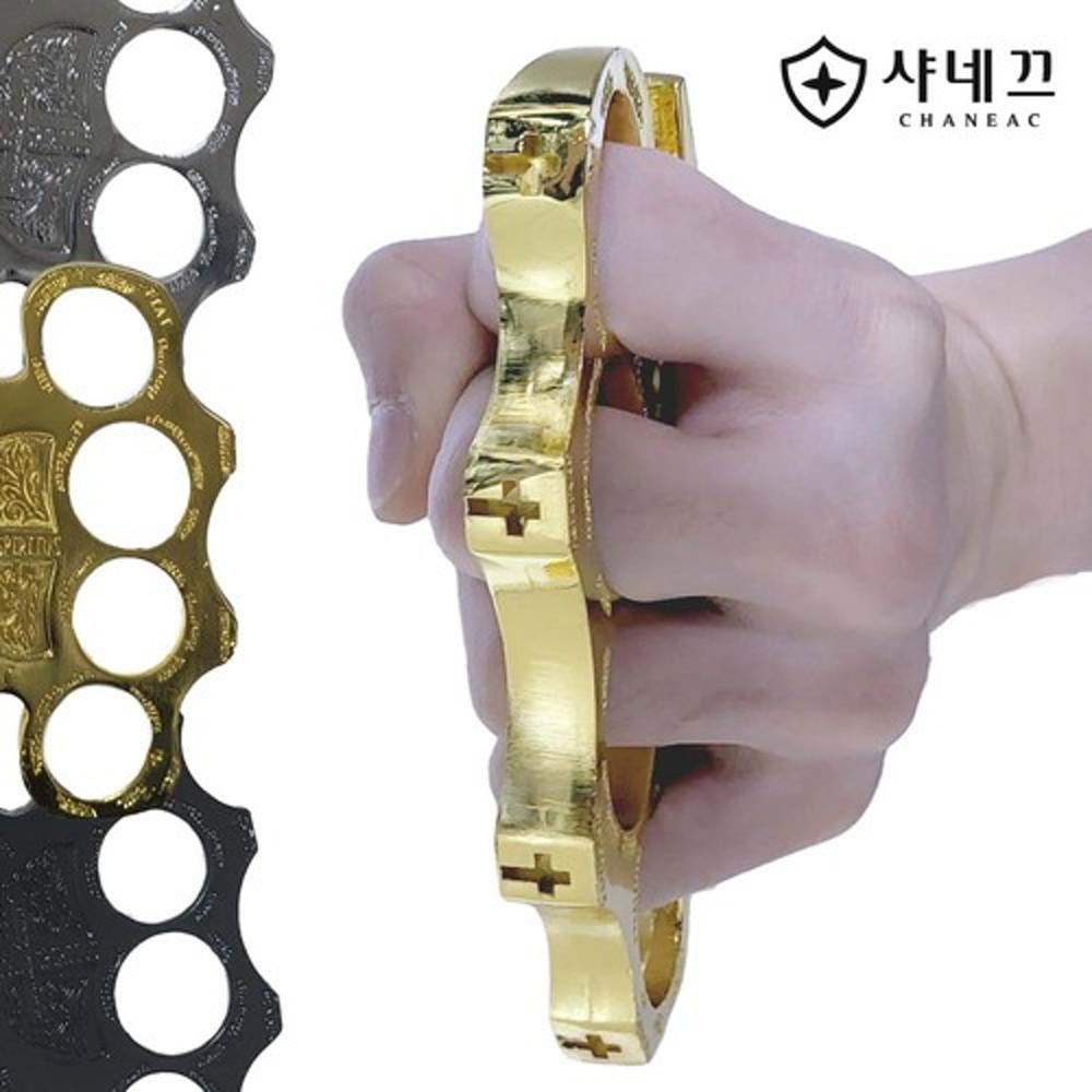 샤네끄 호신용 너클 탄소강 콘스탄틴 주먹 UK1 블랙