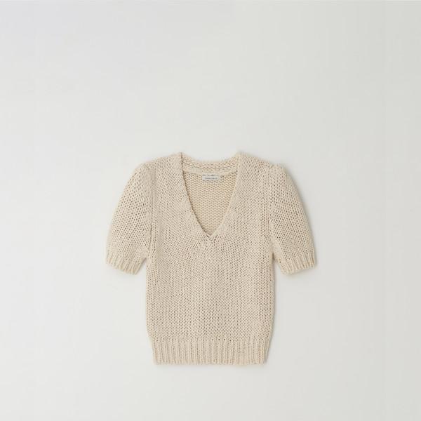 Kate Knit Top(Ivory)