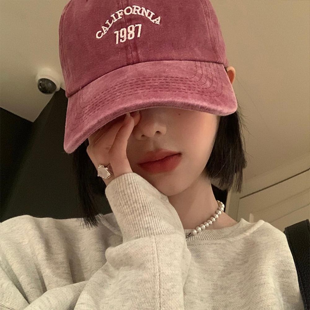 빈티지 워싱 대두 볼캡 여름모자 남녀공용 4컬러