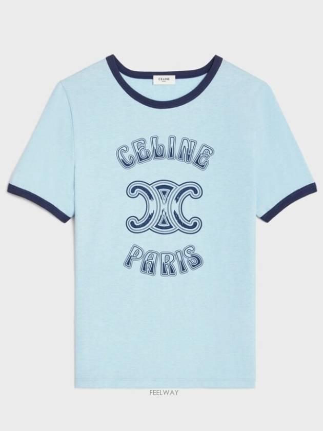 24SS 셀린느 CELINE PARIS 70 S 티셔츠 코튼 저지 워시드   |   발란코드 [80318790]