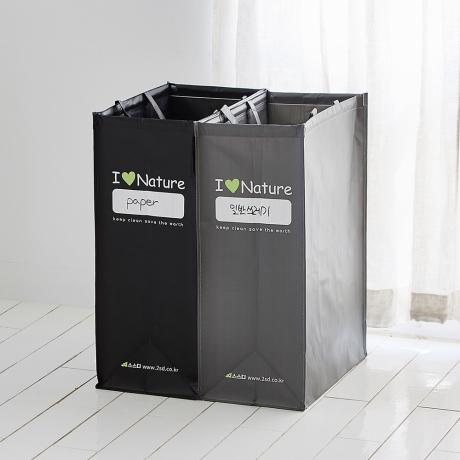 스스디 대용량 재활용 분리수거함 타포린백 쓰레기통