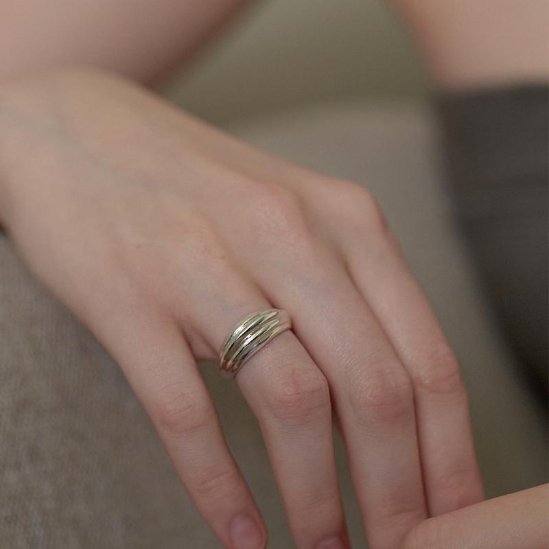 Bold Line Ring (2color)
