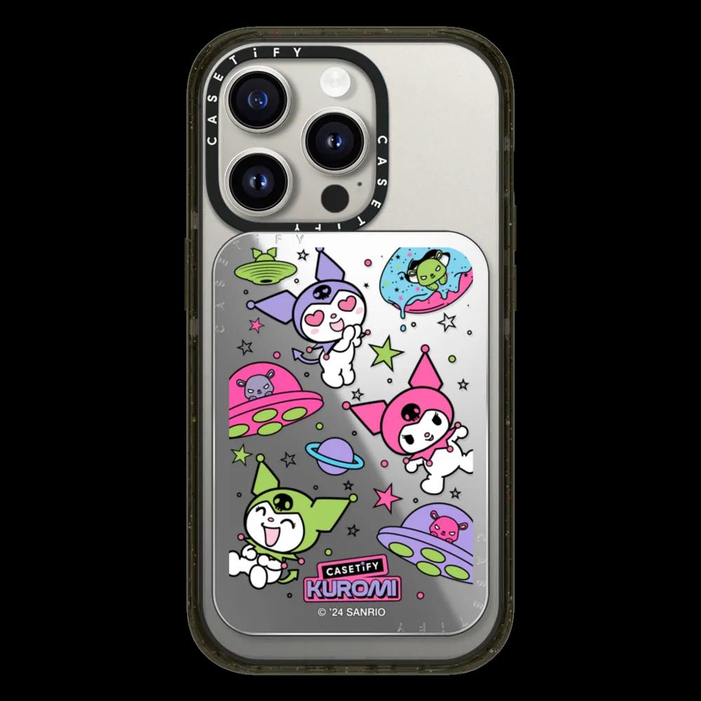 Kuromi Astro-Donut Sticker Snappy Cardholder Stand