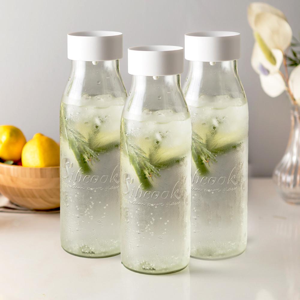 유리물병 1000ml 3개