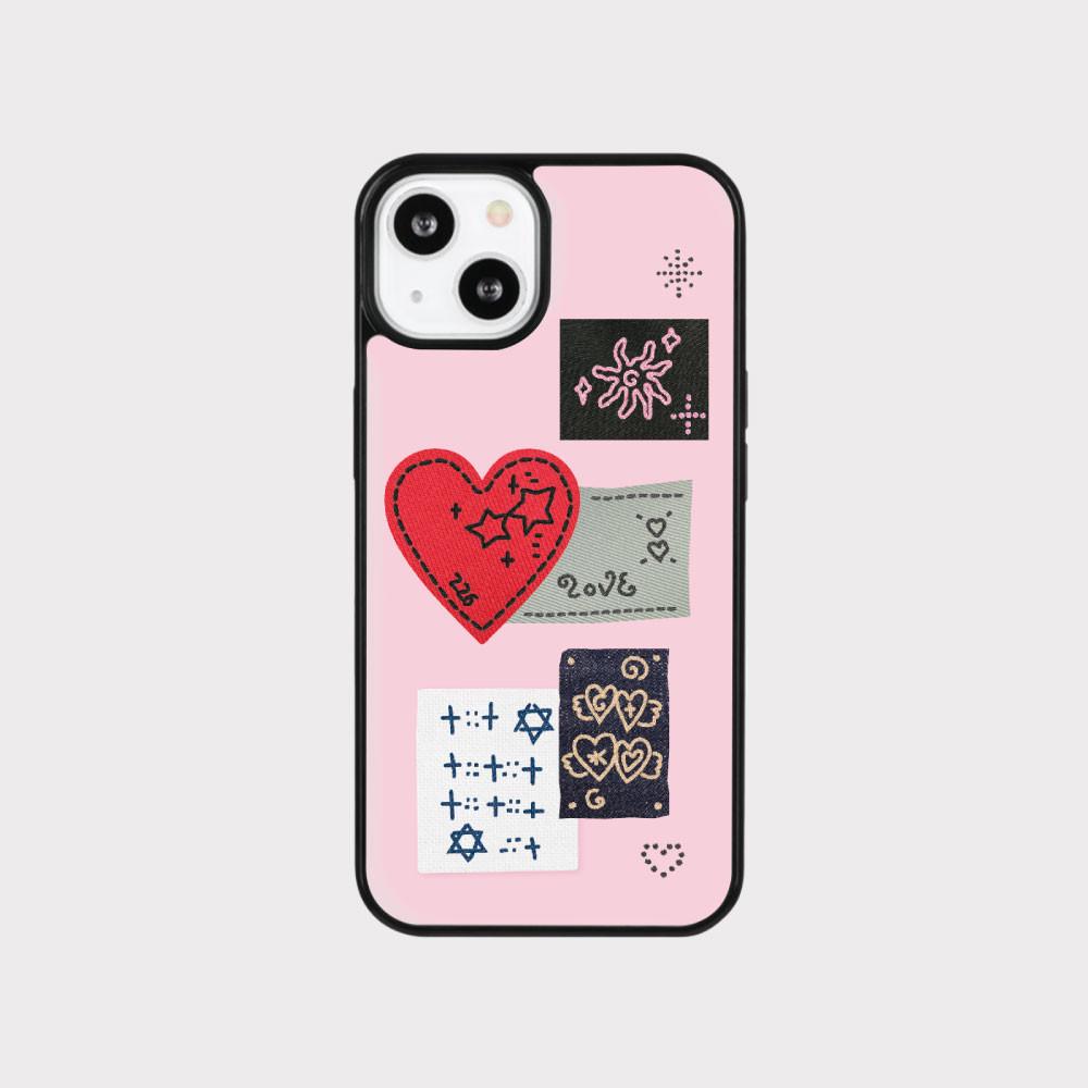 누빔패치 케이스 Epoxy iPhone 15