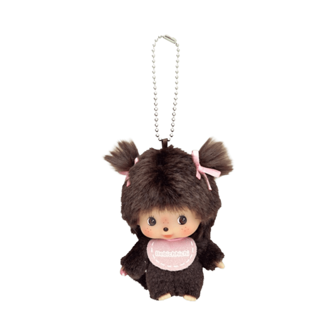 몬치치 베베치치 빅헤드 SS 걸 키 체인 핑크