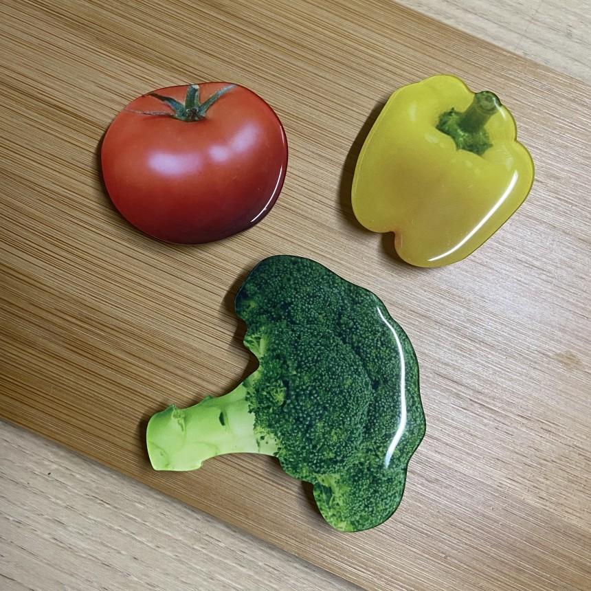 [지놀] 베지 시리즈 그립톡 3종 (토마토, 브로콜리, 파프리카)