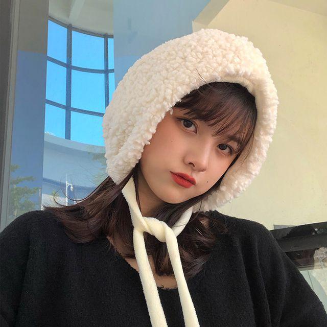 엄지 뽀글이 후드 모자 바라클라바 귀달이모자 귀도리 털모자 겨울모자 방한모자 뽀글이모자 스키장 스키모자