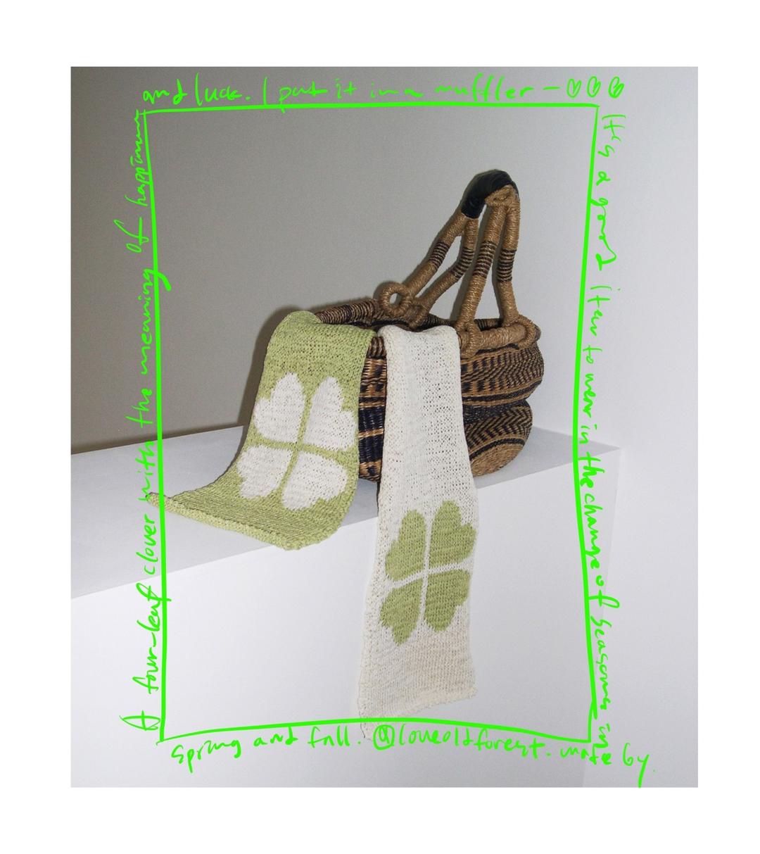 so cute clover cotton muffler