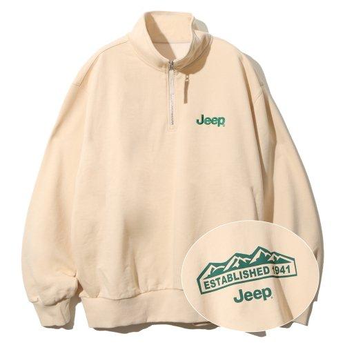 Half  Zip-Up M-Logo Sweat  (JM5TSU838IV)