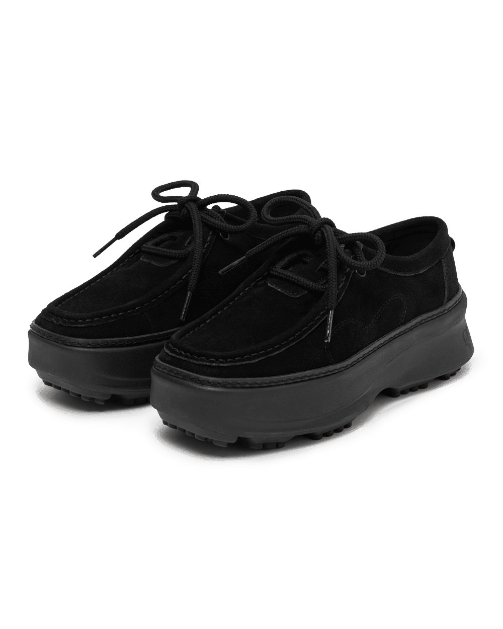 Mocha platform wallabee_Black