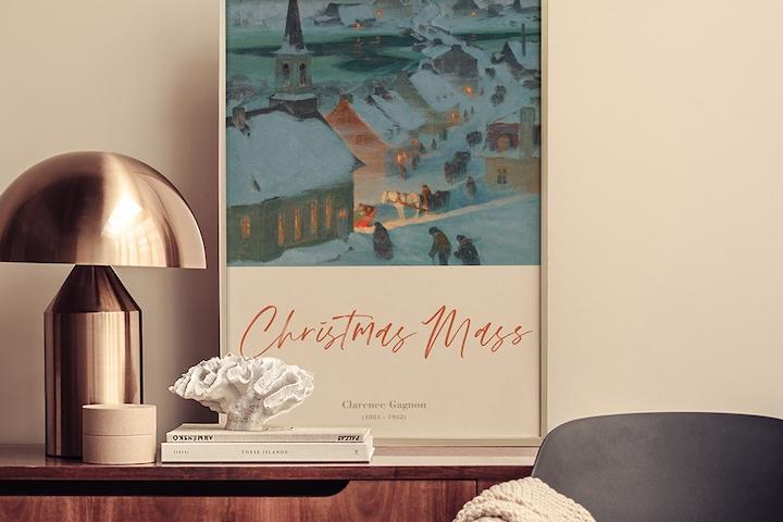 크리스마스 명화액자 포스터 - 크리스마스 마스