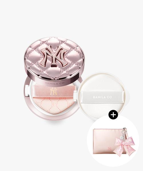 바닐라코(BANILACO)  [바닐라코xMLB] 화이트 쿠션 METALLIC PINK EDITION (케이스+리필1개) SET - 후기 | 무신사