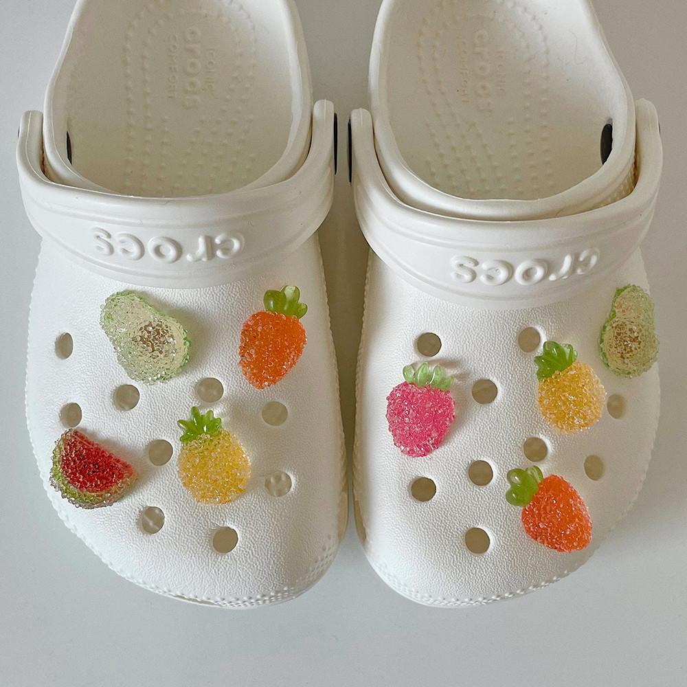 신발꾸미기 파츠 리본 보석 과일 꽃 조개 21종