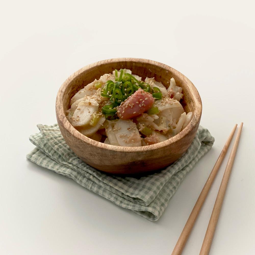 아카시아 우드 깊은 볼 2size