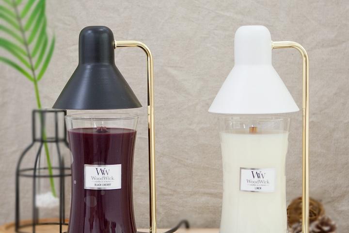 모노우드/모노마블 양키캔들워머+우드윅캔들 라지자+전구2개 세트(빛조절/타이머)