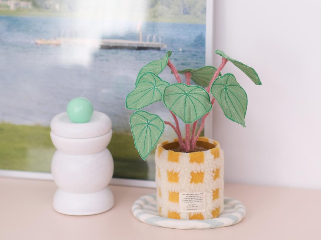 패브릭 탁상 식물 - 수박페페