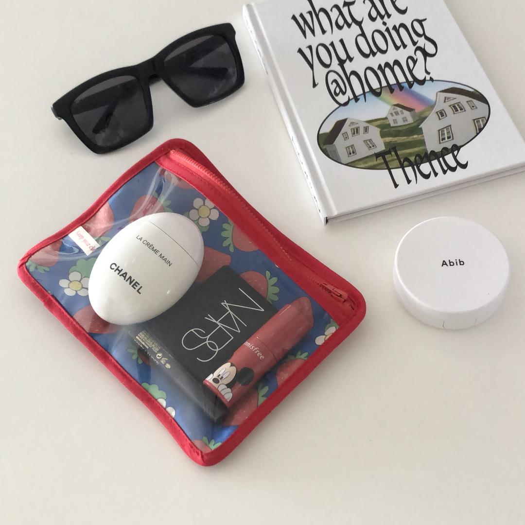 Strawberry Clear Pouch