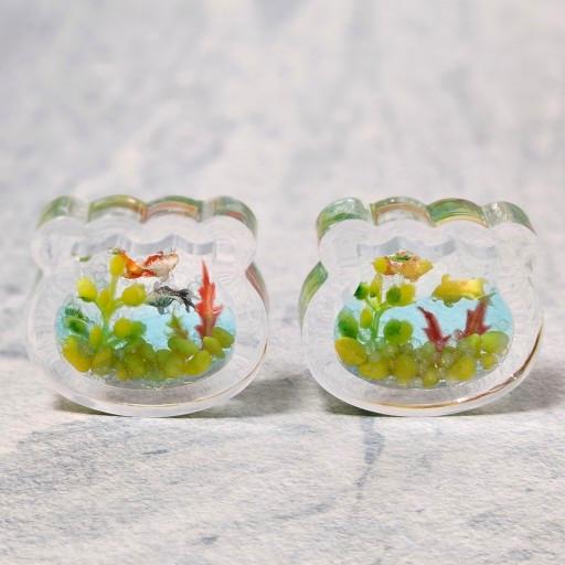 미니어항 레진 키링 스마트톡