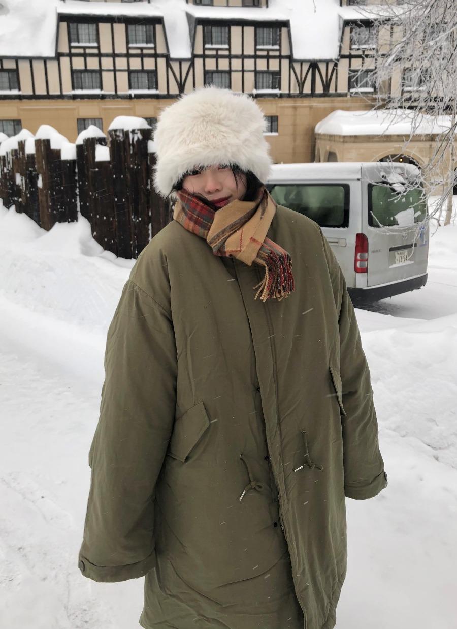 Nieve parka 니에베 롱 개파카 야상