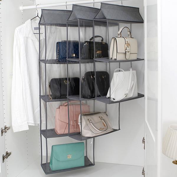 다용도 4단 옷장 가방 수납 보관함 걸이 1개