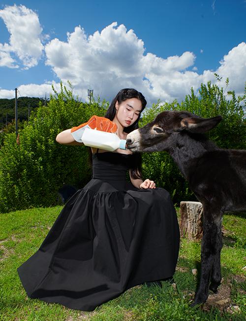 jersey  bandeau dress