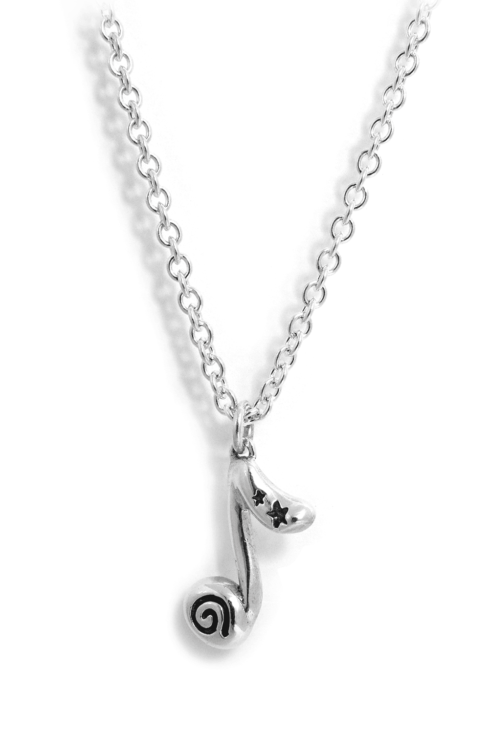Spiral Note necklace