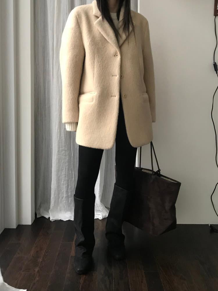 [미엔느] BAILEY WOOL COAT / 베일리 울 코트 (2col)