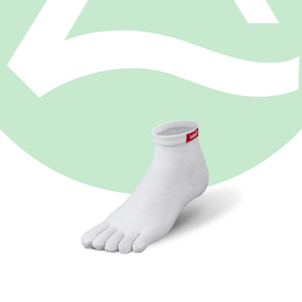 인진지 러너 미니크루 화이트 런닝 양말