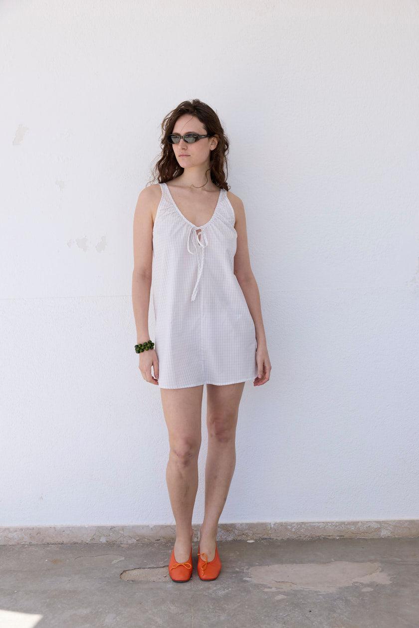 Trattoria Check Dress - XS