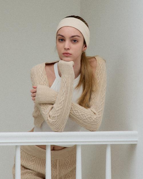 발레리나 니트 가디건 베이지