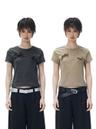 Ribbon splice knot bow T-shirt