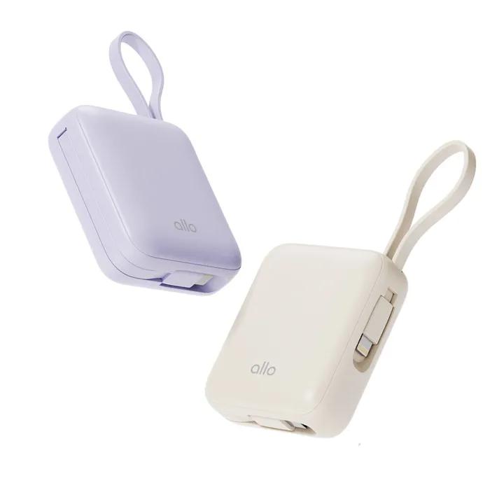 알로코리아 포켓 미니 고속충전 C타입 8핀 일체형 보조배터리 10000mAh 1008PD