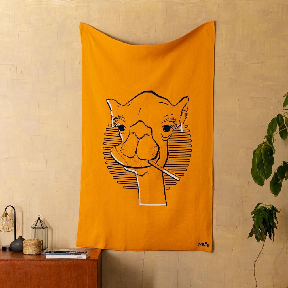 벨레 블랭킷 담요/캠핑러그/무릎담요/니트/소프트폴리