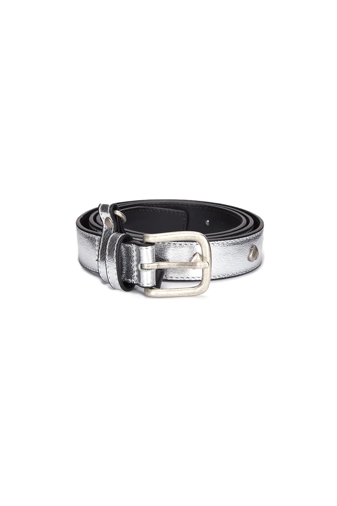 HEART POINT BELT IN SILVER