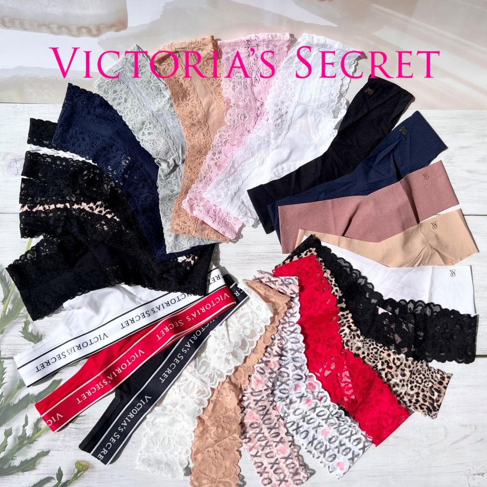 빅토리아시크릿 여성 노라인 심리스 티팬티 레이스 치키 힙허거 끈 사각 모달 면 바디프로필