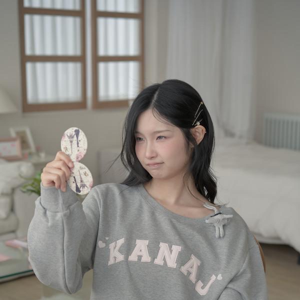 KanaJ mini heart MTM - grey