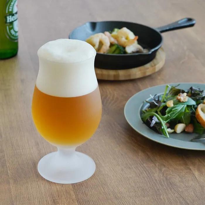 (1월말 예약배송)토요사사키 아와다치 스템 맥주잔 텀블러 420ml