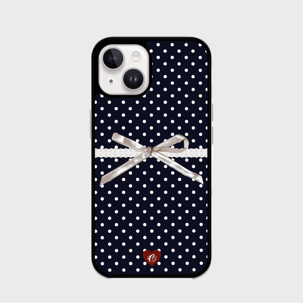 [에폭시 범퍼 케이스] Dotted lace lingerie phone case