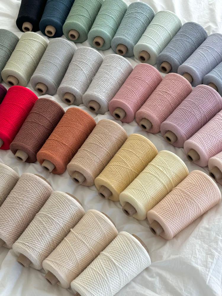 [태즈매니아 울] 데이지 콘사 400g - 35 colors