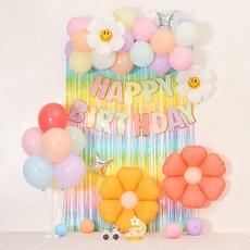 [피앤비유니티] 데이지 풍선구름형 생일세트