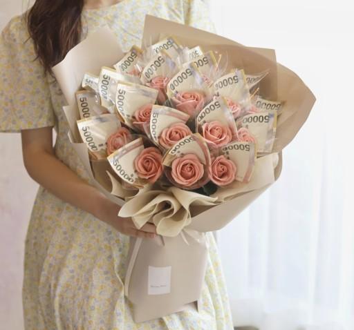 🌸돈꽃다발 용돈꽃다발 용돈박스 환갑 칠순 선물 부모님
