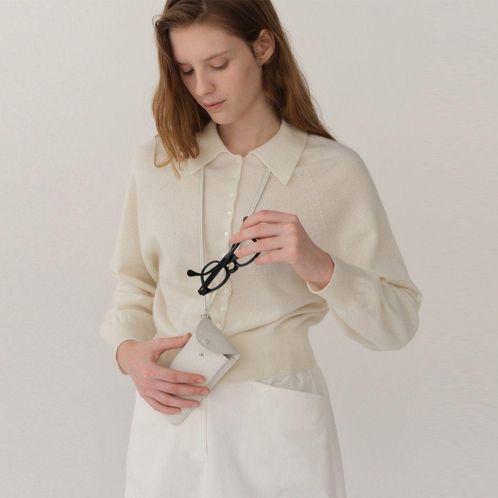 Cashmere Cardigan Seashell