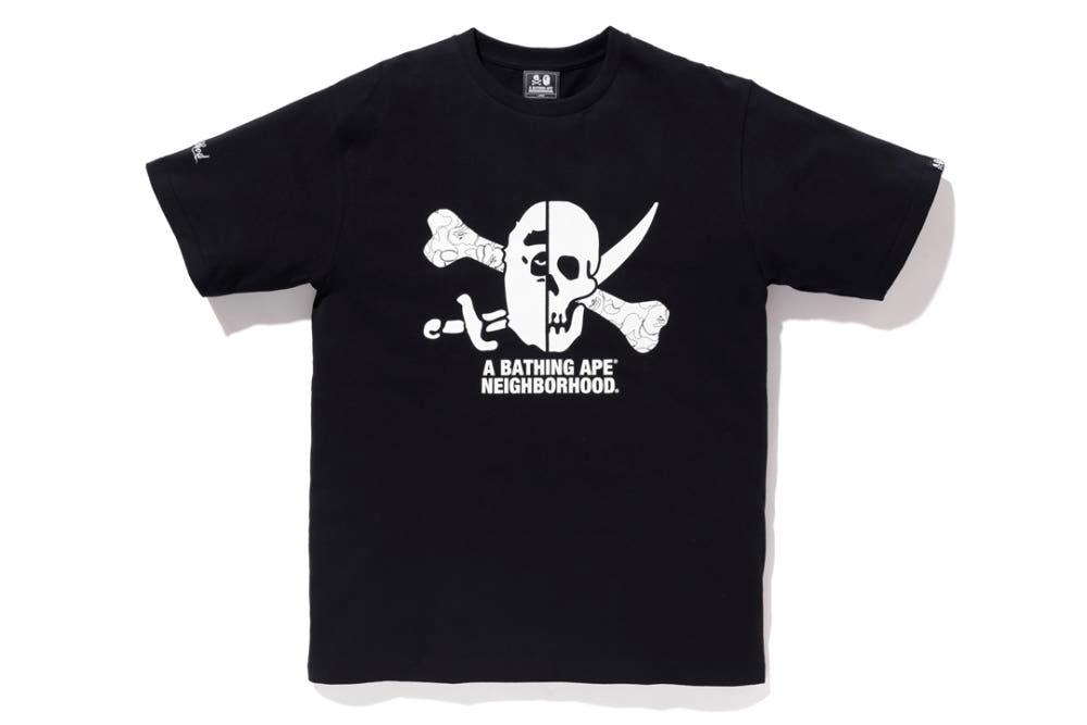 베이프 네이버후드 콜라보 2019  반팔티 BAPE NBHD TEE